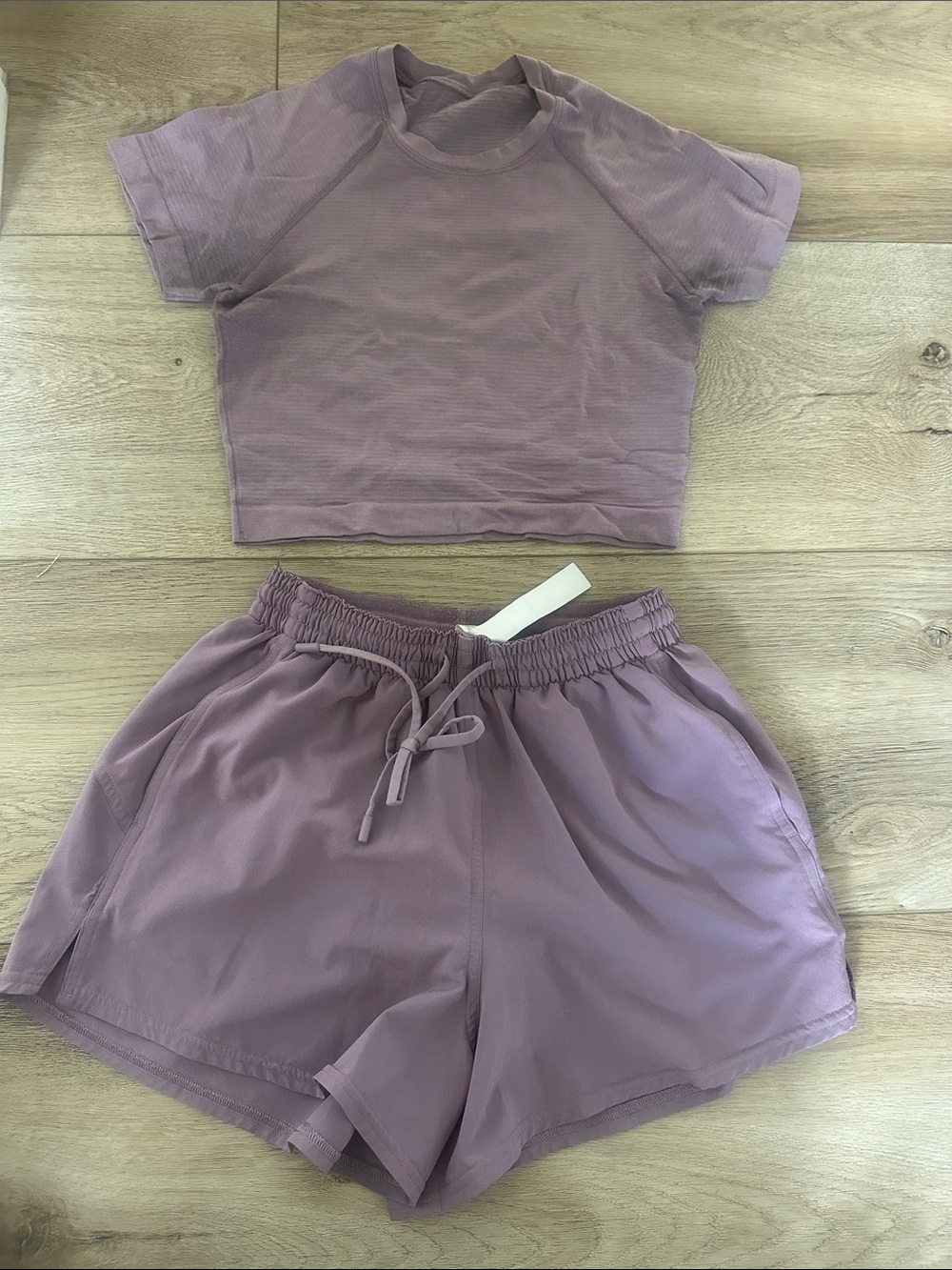 lululemon athletica Mauve Athletic Drawstring Shorts